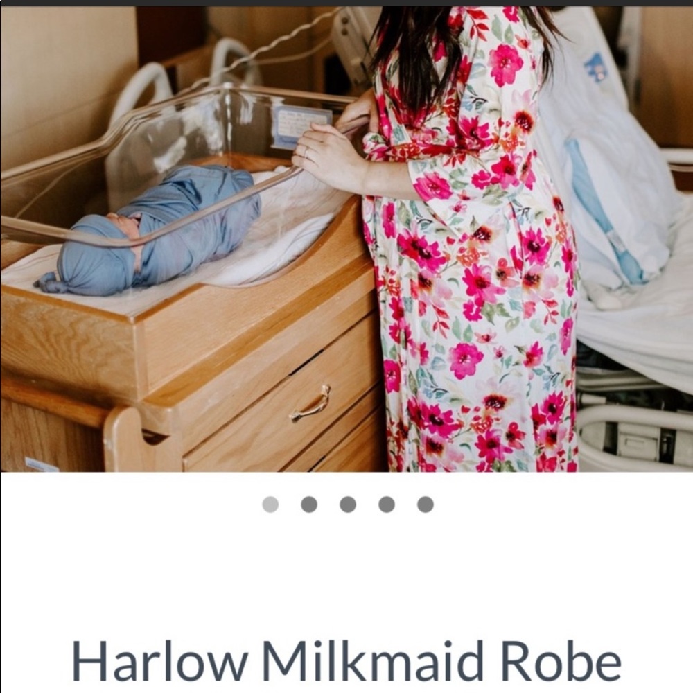 Harlow Milkmaid Robe. Large